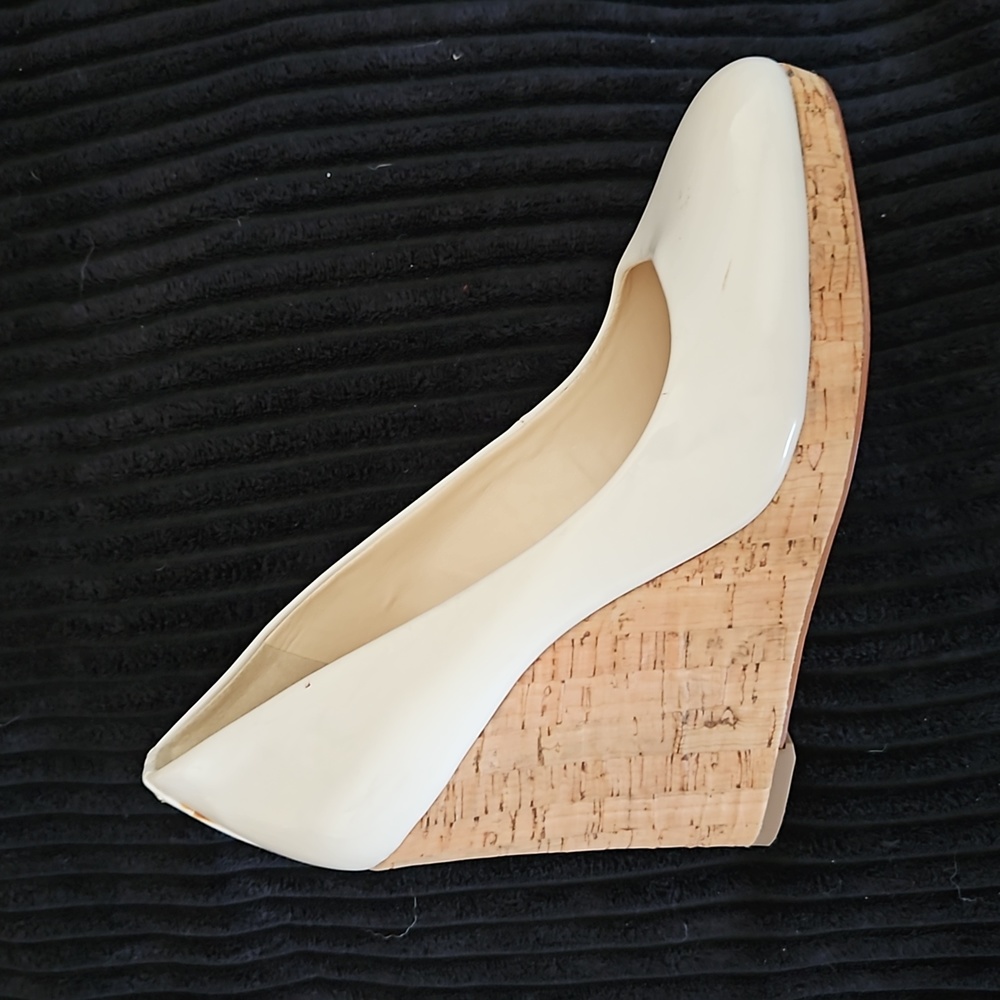 Nine West Patent wedge pump